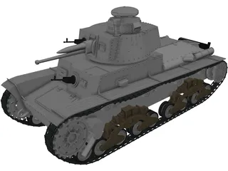 Pzkfw 35(t) 3D Model preview