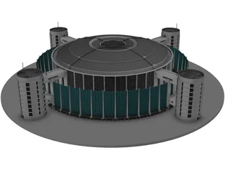 Shopping Center 3D Model preview