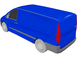 Mercedes-Benz Vito (2012) 3D Model preview