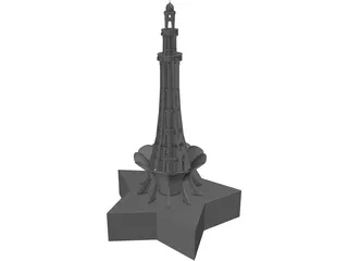 Minar-e-Pakistan 3D Model preview