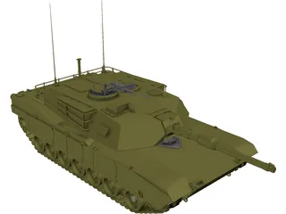 M1A1 Abrams 3D Model preview
