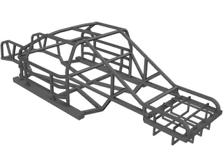 NASCAR Chassis 3D Model preview