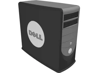Dell Workstation 3D Model preview