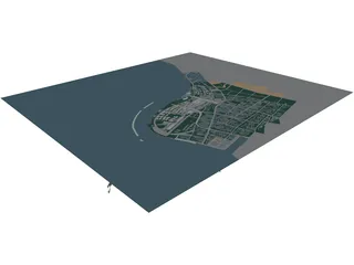 Seaport 3D Model preview