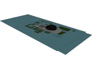 Bird Nest Stadium 3D Model preview