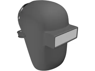 Welding Mask 3D Model preview