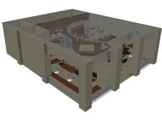 Mi Pancito Bakery 3D Model preview