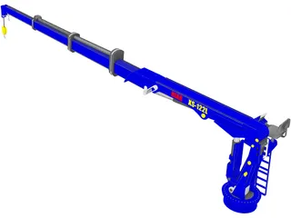 Loader Crane 3D Model preview