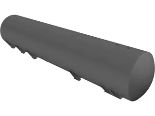 Gas Tank 3D Model preview