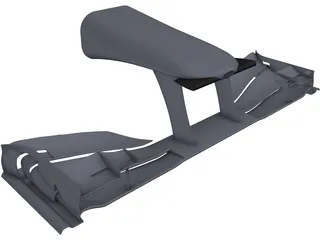 F1 Front Wing 3D Model preview