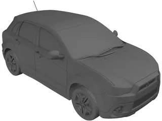 Mitsubishi ASX 3D Model preview