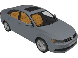 Volkswagen Jetta 3D Model preview