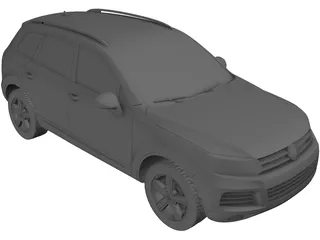 Volkswagen Touareg (2010) 3D Model preview