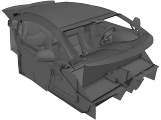 Aston Martin V12 Vantage Interior (2010) 3D Model preview