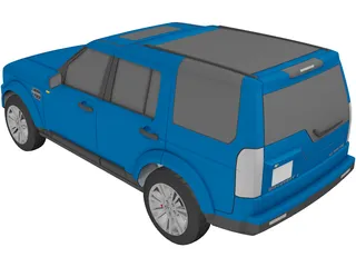 Land Rover Discovery 4 3D Model preview