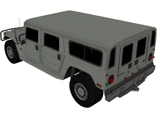Hummer H1 Alpha 3D Model preview