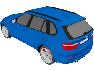 BMW X5M 3D Model preview