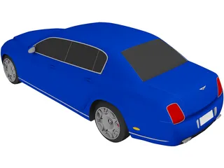 Bentley Continental Flying Spur 3D Model preview