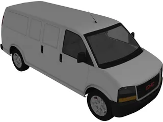 GMC Savana 3D Model preview