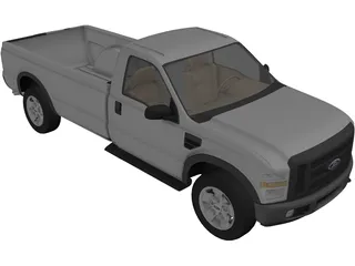 Ford F-250 3D Model preview