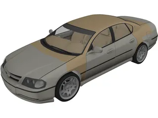 Chevrolet Impala (2000) 3D Model preview