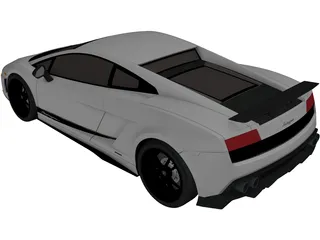 Lamborghini Gallardo LP570-4 Superleggera (2011) 3D Model preview