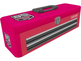 Craftsman Toolbox 3D Model preview