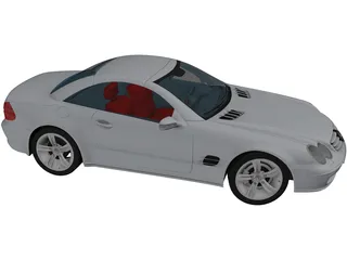 Mercedes-Benz SL55 AMG 3D Model preview