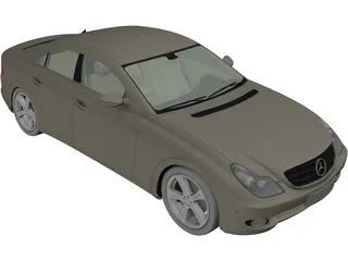 Mercedes-Benz CLS500 (2004) 3D Model preview