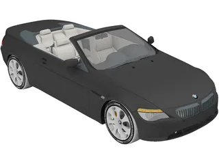 BMW 6-Series Convertible 3D Model preview