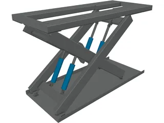 Scissor Lift 3D Model preview