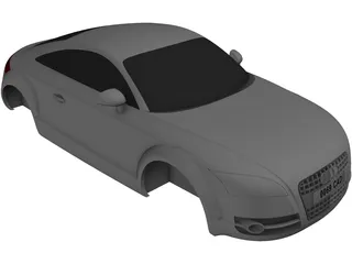 Audi TT Body 3D Model preview