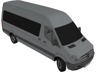 Mercedes-Benz Sprinter (2011) 3D Model preview