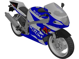 Suzuki GSX-R 750 3D Model preview