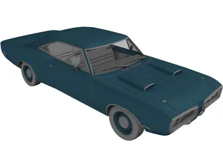 Dodge Coronet Super Bee (1970) 3D Model preview