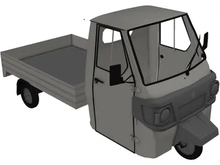 Piaggi Classic 3D Model preview