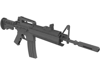 M4A2 Colt 3D Model preview