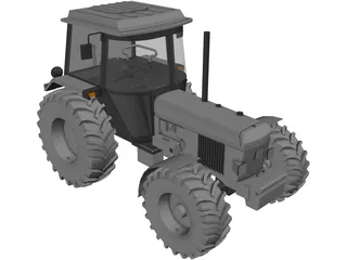 Tractor 3D Model preview
