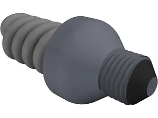 CFL Lamp 3D Model preview