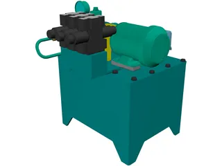 Tank Hydraulic 3D Model preview
