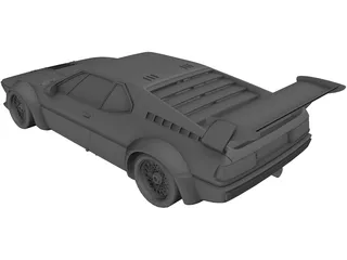 BMW M1 Procar 3D Model preview