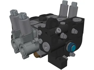 Hydraulic Parker P70-GEN2-2ECS 3D Model preview