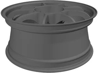 OZ Racing Rim 3D Model preview