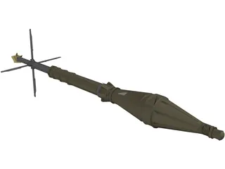 RPG7 3D Model preview