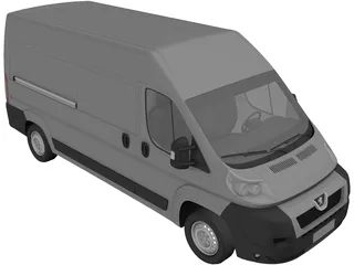 Peugeot Boxer 3D Model preview