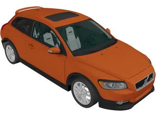 Volvo C30 T5 R-Design (2008) 3D Model preview