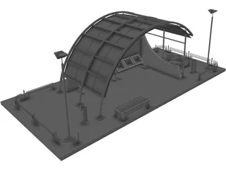 Building Compound 3D Model preview