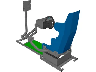 Racing Simulator 3D Model preview