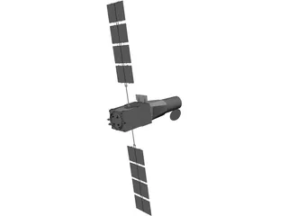 COROT Satellite 3D Model preview