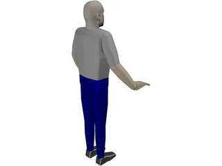 Worker 3D Model preview